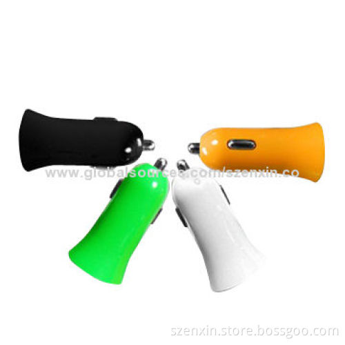 Dual USB In-car Mobile Phone Charger Adapter for iPhone 5/4/4S/iPadNew
